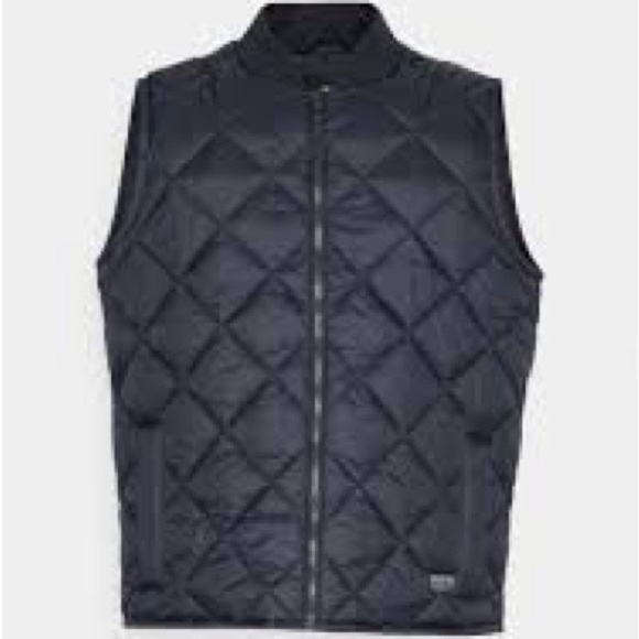 Hollister Other - Men’s Hollister Blue Puffer Zip Up Vest Size Medium!